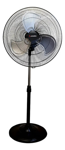 [02090660] Ventilador De Pie James Vpi200 De 160w 50 Cm Negro Plateado Metal 3