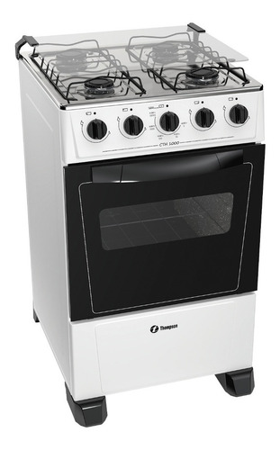 Cocina Thompson A Gas Cth 1000 4 Hornallas Blanca