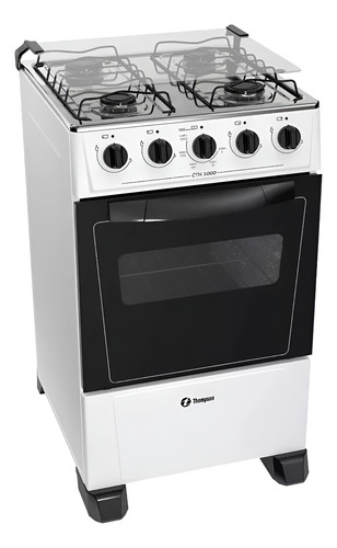 Cocinas Thompson A 4 Hornallas A Gas Sensacion Blanco