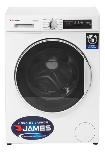 [02040481] Lavadora James Lr1008 Bl 6 Kg Slim Espacios Reducidos Color Blanco