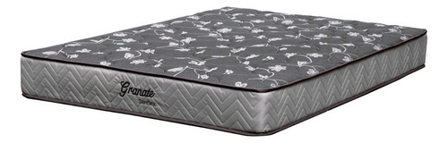 [01500575] Colchon Senflex Granate De 2 Plazas Y Resortes Color Gris