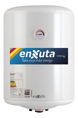 [02040778] Calefon Termotanque De Acero Enxuta 60 L Clase A Sensacion Blanco