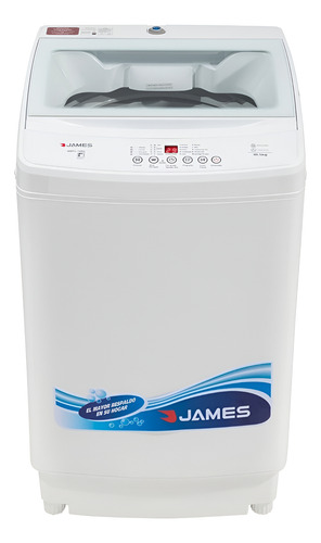 [02040080] Lavarropas Automático James Wmtj 1080  10.5kg La Sensación  Blanco