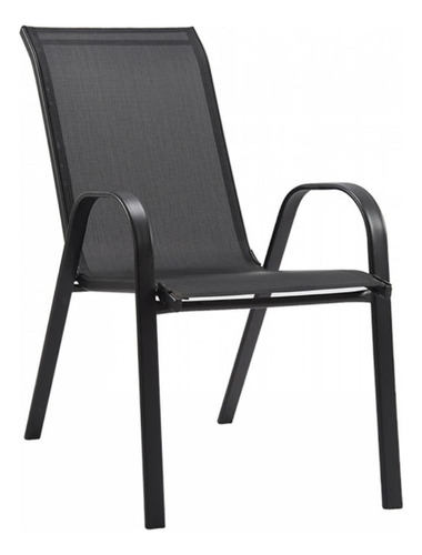 [03110896] Butaca Mandalay De Hierro Jardin O Exteriores La Sensacion  Negro
