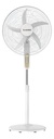 Ventilador De Pie James Vp 20 Bk Ng 5 Aspas 3 Vel  Sensacion 50 Cm Blanco