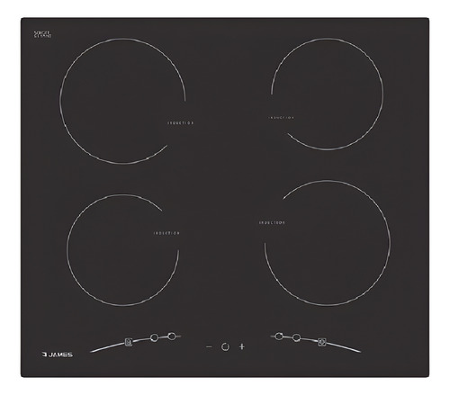 [02050051] Anafe Eléctrico James 4p Negro 220v - 240v La Sensacion