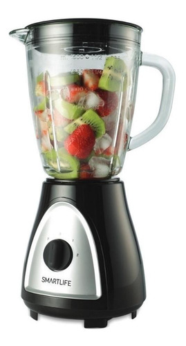 [02122191] Licuadora Smartlife Jarra Vidrio 1.5l 400w 2 Vel + Pulso Color Negro