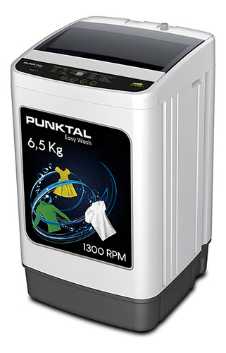 [02040735] Lavarropas Punktal Carga Superior 6,5 Kg 1300 Rpm Color Blanco