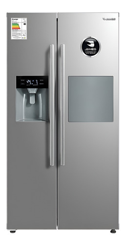 [02031341] Heladeras James Side By Side Rj30 Inox Inverter Dispensador Color Gris