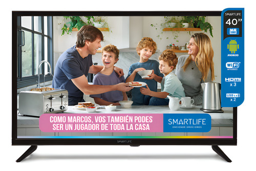 [04020511] Smart Tv Smartlife Fullhd 40 Android Sinton. Digital Wifi