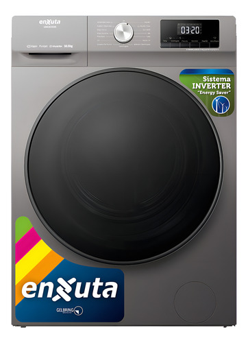 [02040743] Lavarropa Enxuta 10kg Automatico Lenx161050s La Sensacion Gris