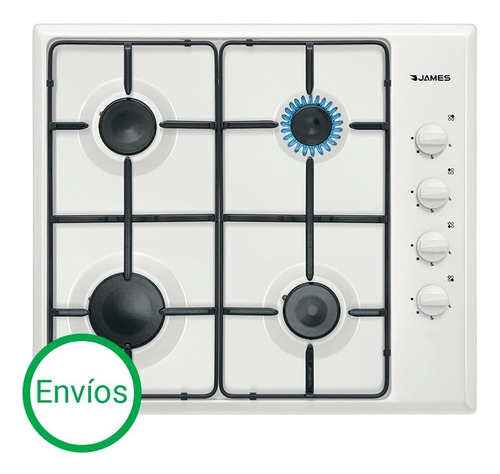 [02050032] Anafe James 4h Glp Ag Blanco