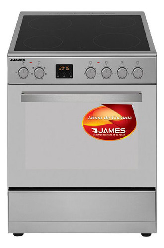[02050823] Cocina Electrica Vitroceramica James C-203v Atks Sensacion Acero Inoxidable
