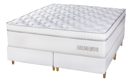 [01500581 01020380] Sommier Senflex Diamante 138x188 2 Plazas La Sensación Color Blanco