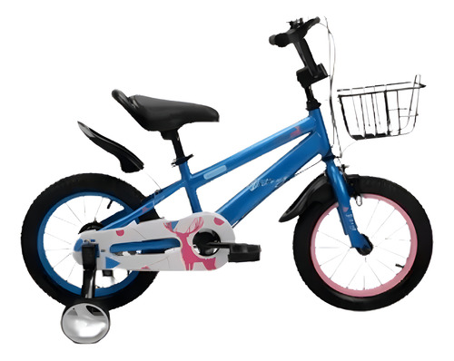 [07010291] Bicicleta Para Niño Foxi 16 Canasto Metálico La Sensación Color Azul