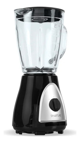 [02120800] Licuadora Smartlife Vaso De Vidrio Negra 1.5l 400w Sensacion Negro