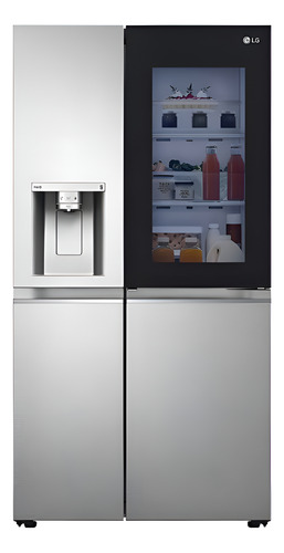 [2591-0] Heladera Inverter LG Ls66sxsc Silver Con Freezer 637l - Silver