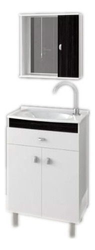Mueble Para Baño Con Bacha Y Espejo Alta Calidad Corup Sensa