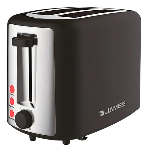 [02122830] Tostadora James 6 Niveles Acero Inoxidable 2 Panes 800w Dimm