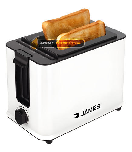 [02122831] James Tj2p Tostadora 6 Niveles Blanca 2 Panes 950 W Color Blanco