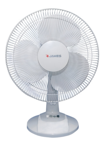[02090230] Ventilador De Mesa James Diametro 23cm Vmj9a - Cantidad De Aspas 3 Estructura Blanco Aspas Blanco Diámetro 9   Material De Las Aspas Plástico