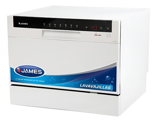 [02040180] Lavavajilla James Modelo  Lvcm-6cd Inox La Sensación Blanco