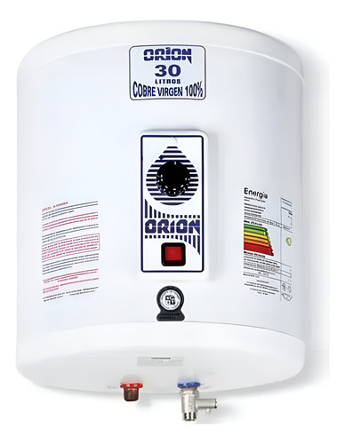 [02130241] Calefon Termotanque 100 Lts Cobre Orion Sensacion Blanco