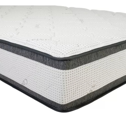 [01011048] Colchon Senflex Maximus De 1 Plaza Con Pillow Color Blanco